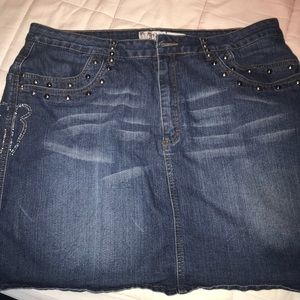 Denim skirt